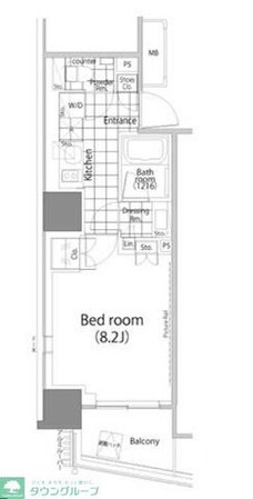 パークハビオ赤坂タワーの物件間取画像